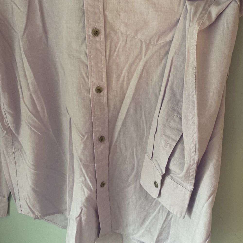 Old Navy Slim Fit Purple Dress Shirt - Picture 5 of 6